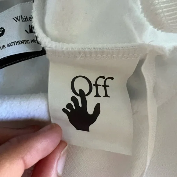 OFF-WHITE Diagonal Helvetica Oversized Hoodie White/Black